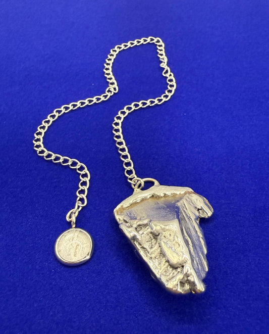 Beautiful Aletai Meteorite Pendulum, 27.66 grams, Astronomy Gift, Meditation Tool, Authentic Meteorite, Pendulum, Meteorite Pendant