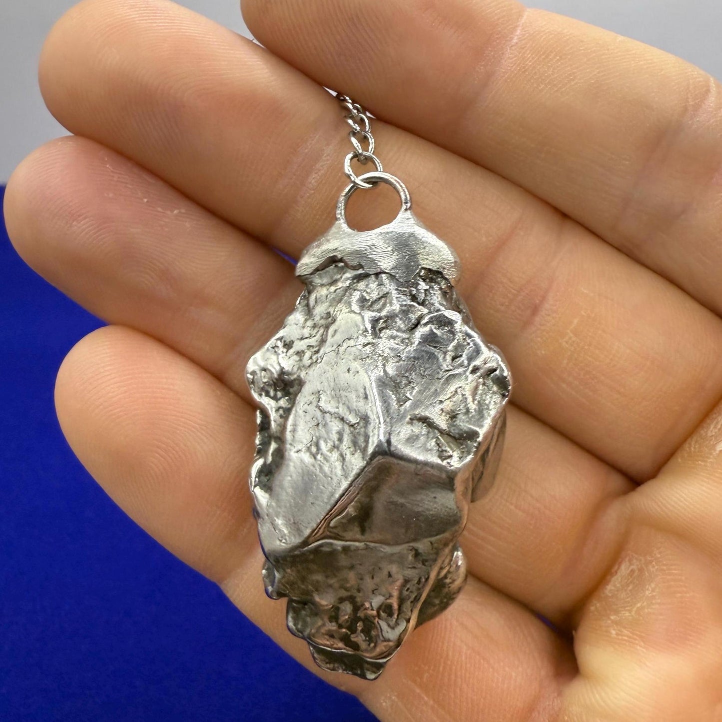 Beautiful Aletai Meteorite Pendulum, 48.39 grams, Astronomy Gift, Meditation Tool, Authentic Meteorite, Pendulum, Meteorite Pendant