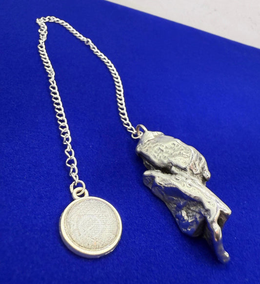 Beautiful Aletai Meteorite Pendulum, 30.29 grams, Astronomy Gift, Meditation Tool, Authentic Meteorite, Pendulum, Meteorite Pendant