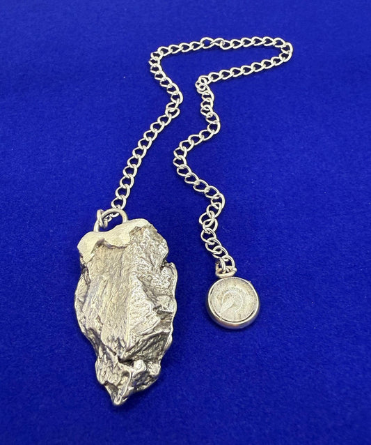 Beautiful Aletai Meteorite Pendulum, 16.60 grams, Astronomy Gift, Meditation Tool, Authentic Meteorite, Pendulum, Meteorite Pendant