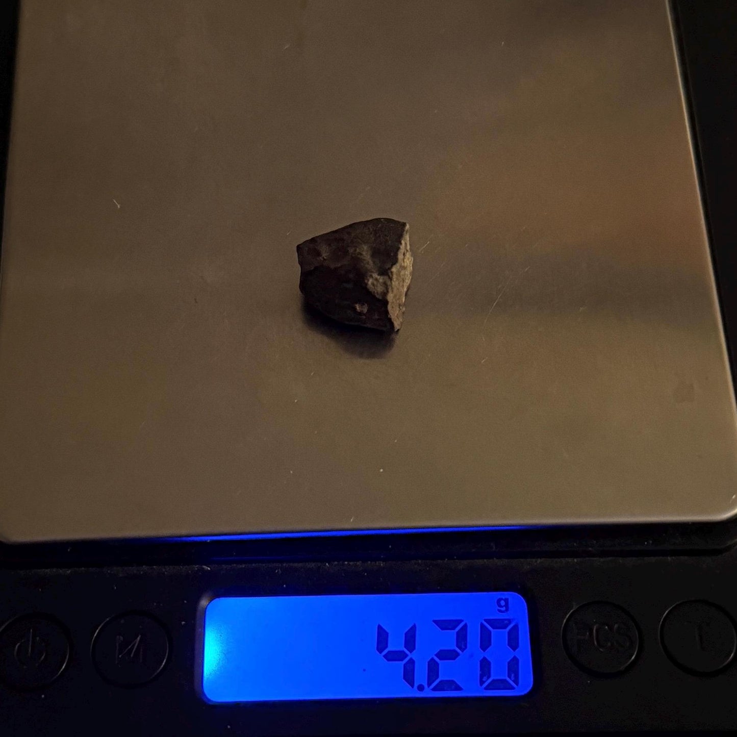 Meteorite NWA 869 Chondrite Stony Meteorite, 4.20 grams, Authentic Meteorite, Meteorite Collection, COA, Astronomy Gift, Space Gift