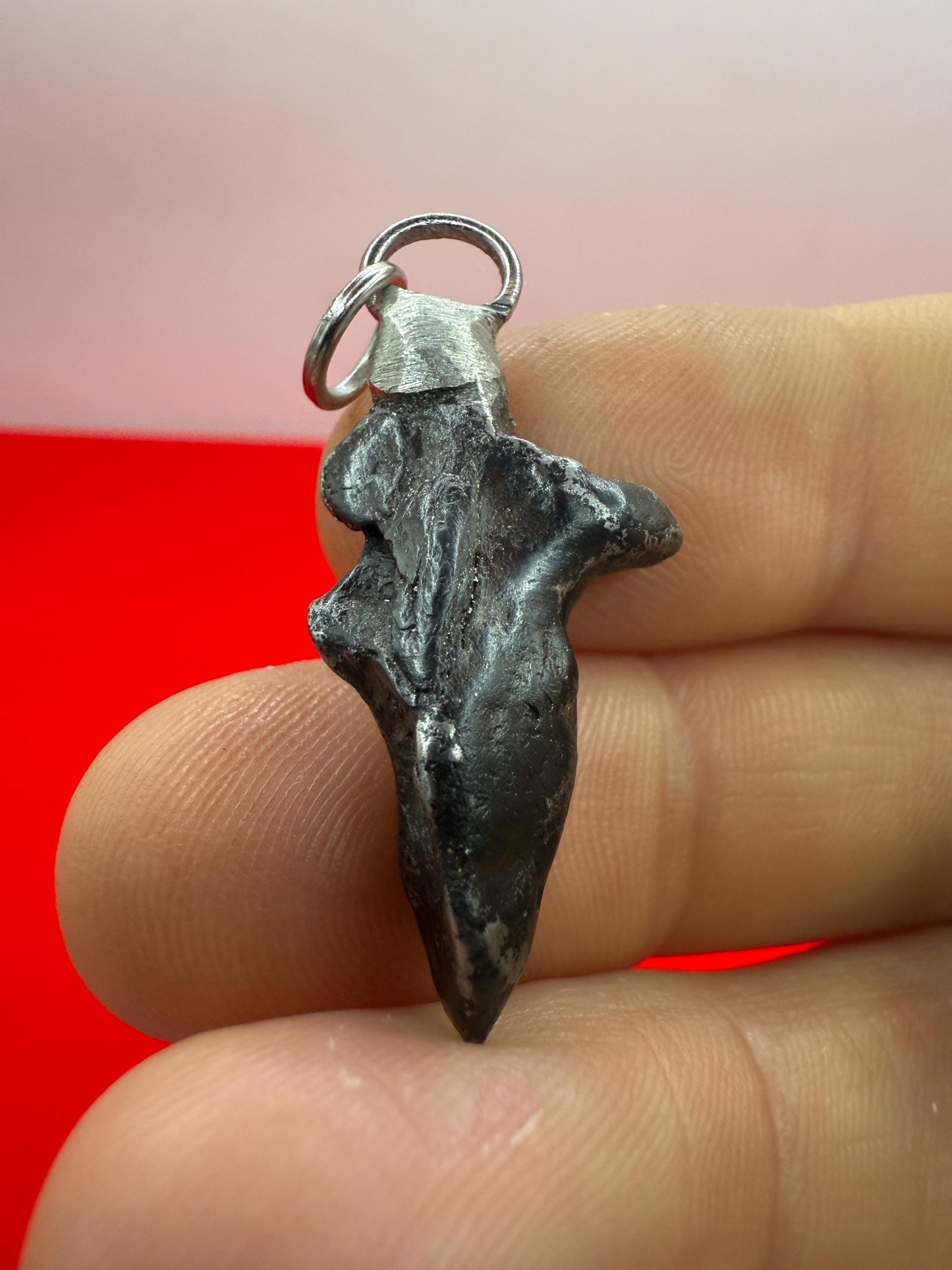 Agoudal Meteorite Pendant, Agoudal, Astronomy Gift, Space Gift, Iron Meteorite, Handmade Pendant, Authentic Iron Meteorite, 6.10 Grams