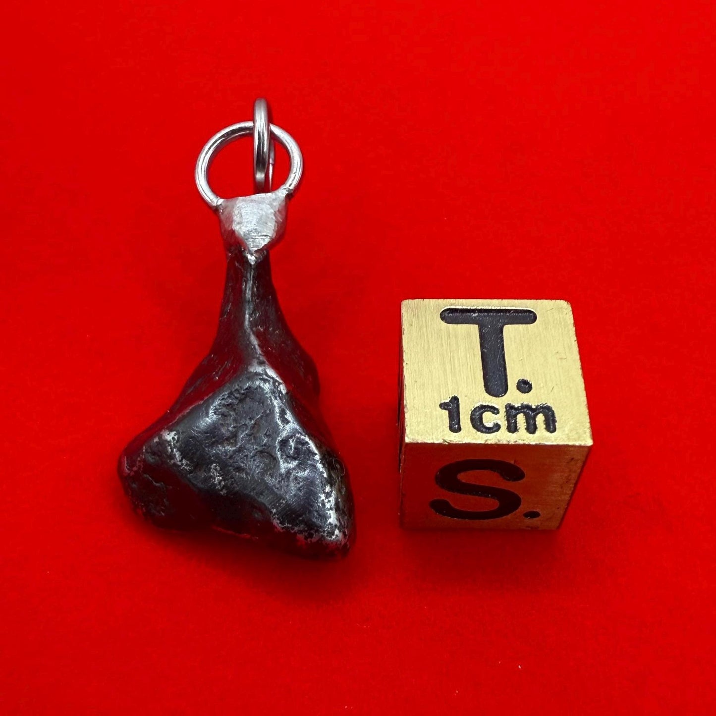 Agoudal Meteorite Pendant, Agoudal, Astronomy Gift, Space Gift, Iron Meteorite, Handmade Pendant, Authentic Iron Meteorite, 5.21 Grams