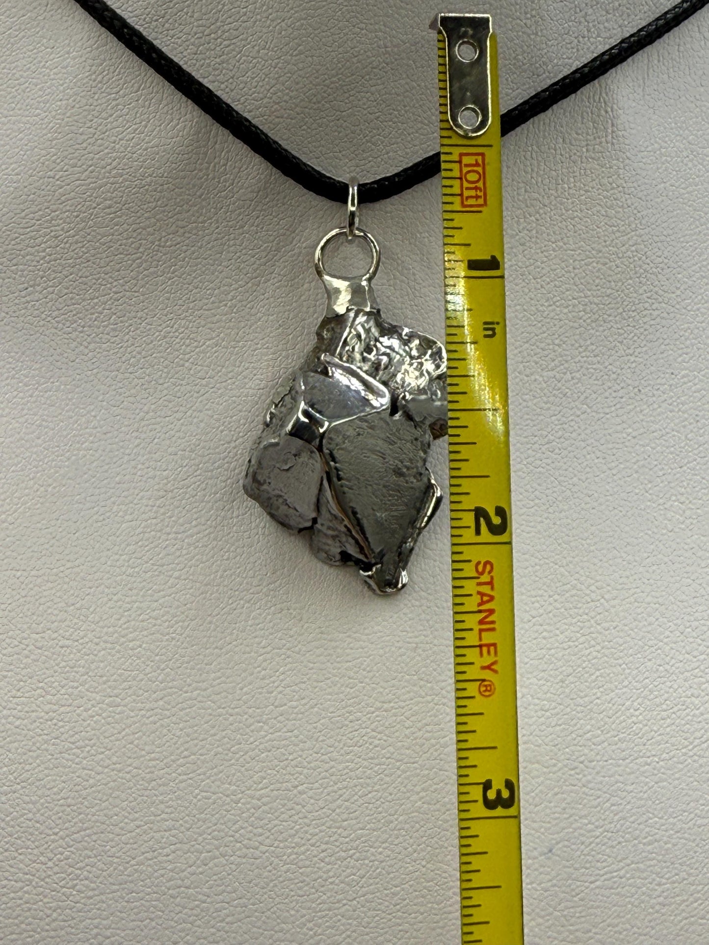 Beautiful Aletai Meteorite Pendant, 19.76 grams, Astronomy Gift, Authentic Meteorite, Meteorite Jewelry, Meteorite Pendant, COA, Space Gift