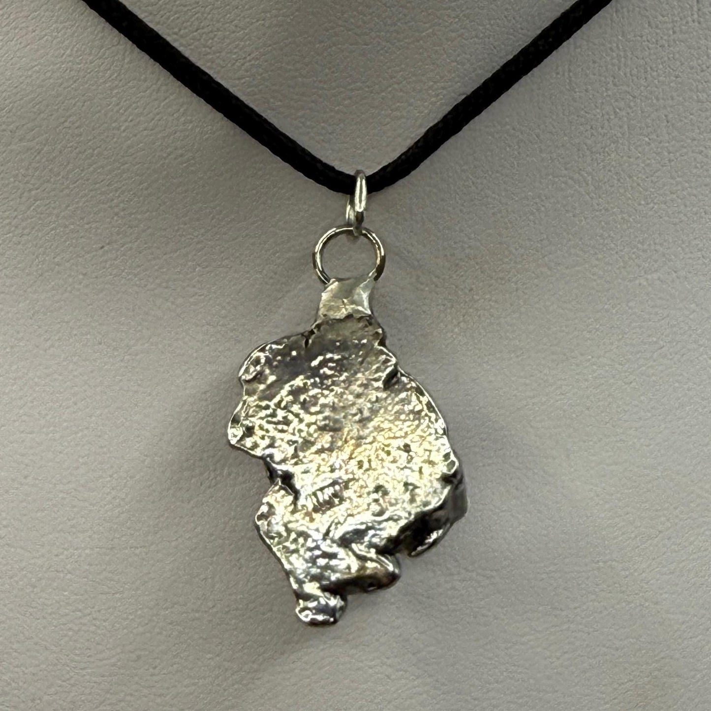 Beautiful Aletai Meteorite Pendant, 19.76 grams, Astronomy Gift, Authentic Meteorite, Meteorite Jewelry, Meteorite Pendant, COA, Space Gift