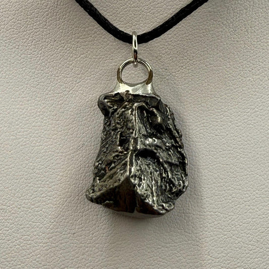 Beautiful Meteorite Campo del Cielo Pendant 14.53 Grams, Astronomy Gift, Authentic Meteorite, Meteorite Jewelry, Meteorite Pendant, COA