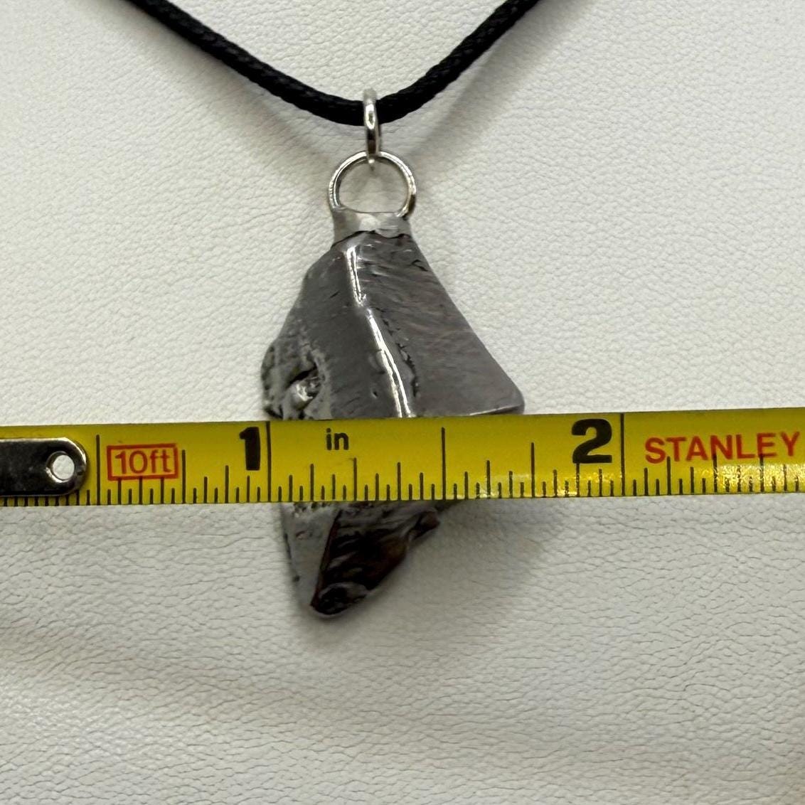 Aletai Meteorite Pendant: Authentic Space Jewelry, Cosmic Jewelry, 19.21g