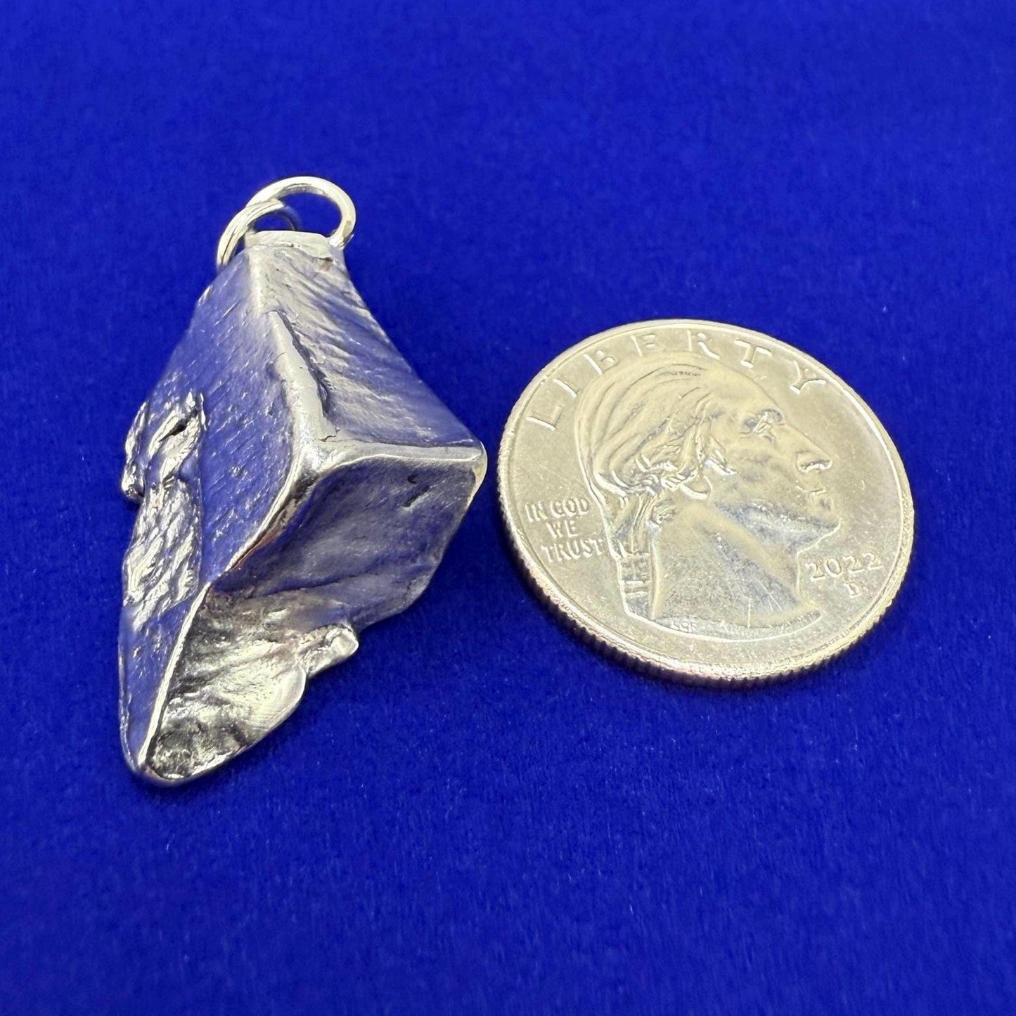 Aletai Meteorite Pendant: Authentic Space Jewelry, Cosmic Jewelry, 19.21g