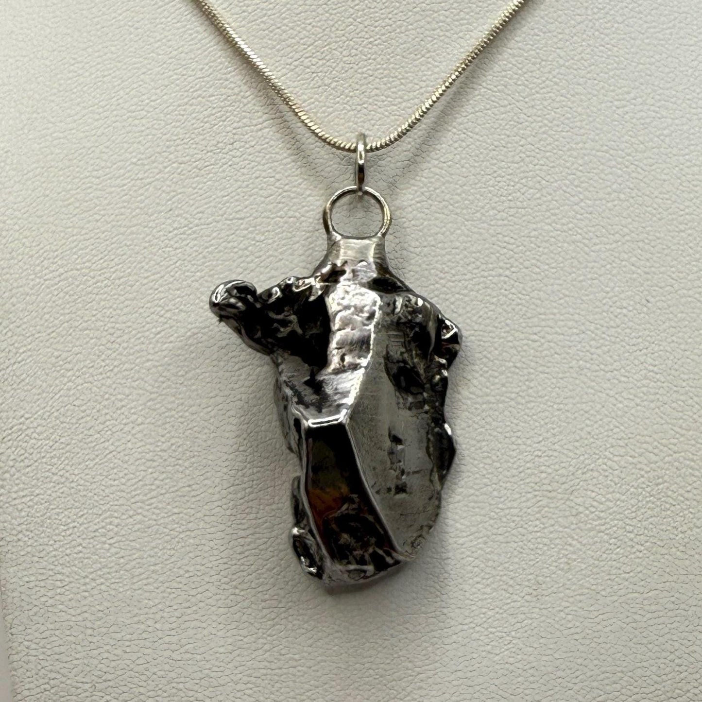 Beautiful Aletai Meteorite Pendant, 21.94 grams, Astronomy Gift, Authentic Meteorite, Meteorite Jewelry, Meteorite Pendant, COA, Space Gift