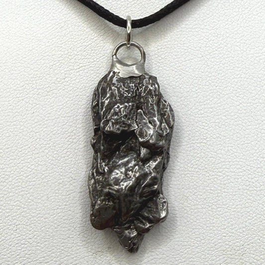 Beautiful Meteorite Campo del Cielo Pendant 13.65 Grams, Astronomy Gift, Authentic Meteorite, Meteorite Jewelry, Meteorite Pendant, COA