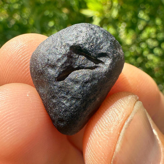 Saffordite Specimen, Cintamani, Rare and Beautiful,  Triangle on Surface, Shamanic, Arizona, Pseudotektite, Obsidian, Metaphysical, 4.68g