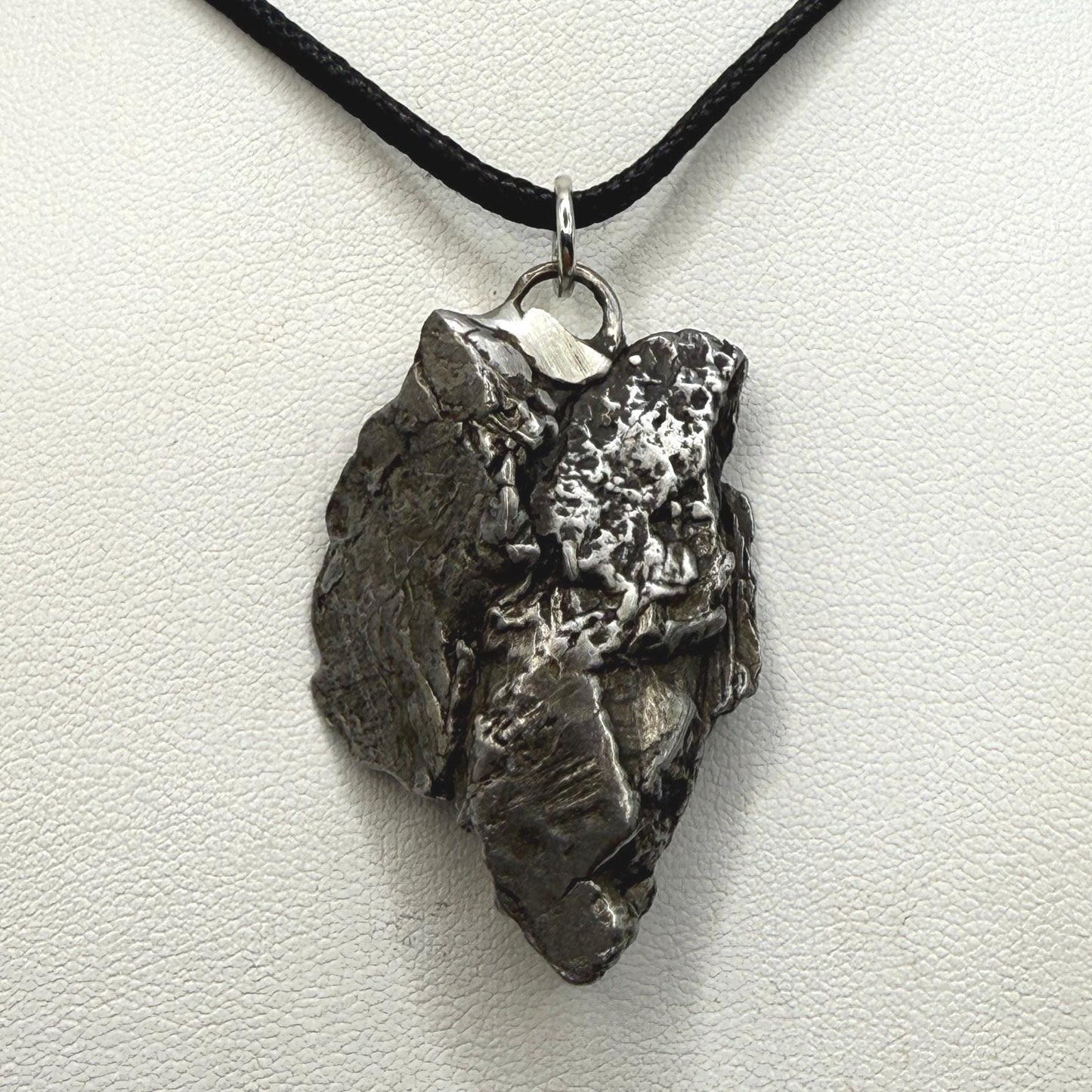 Beautiful Aletai Meteorite Pendant, 23.62 grams, Astronomy Gift, Authentic Meteorite, Meteorite Jewelry, Meteorite Pendant, COA, Space Gift