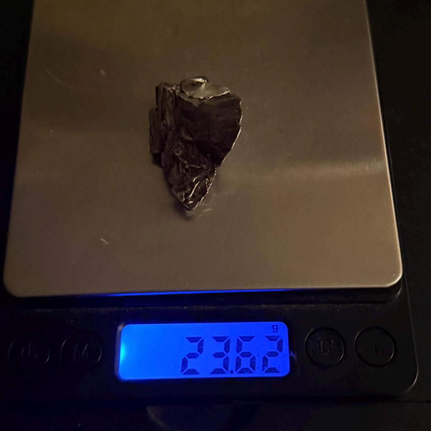 Beautiful Aletai Meteorite Pendant, 23.62 grams, Astronomy Gift, Authentic Meteorite, Meteorite Jewelry, Meteorite Pendant, COA, Space Gift