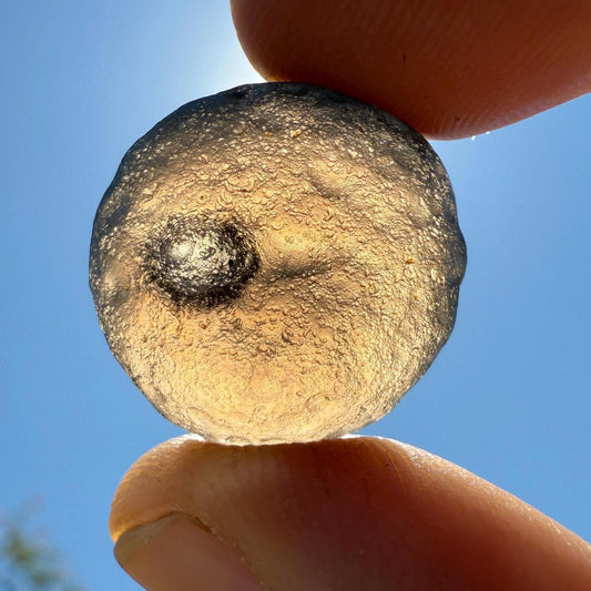 Colombianite Specimen, Beautiful and Translucent, Rare Air Bubble, Shamanic, Tektite, Pseudotektite, Obsidian, Healing Energy, 6.10 grams