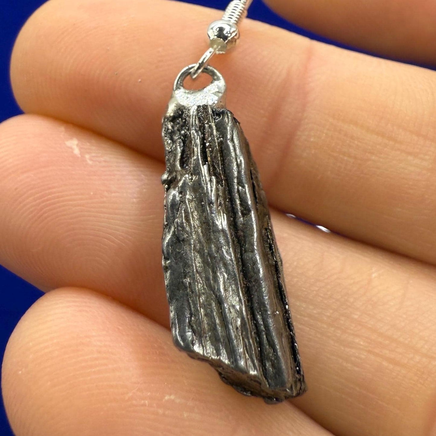 Aletai Meteorite Earings, Meteorite Earings, Fishhook, Handmade Earings, Space Jewelry, Dangle Earrings, Handmade Earrings, 11.22 grams