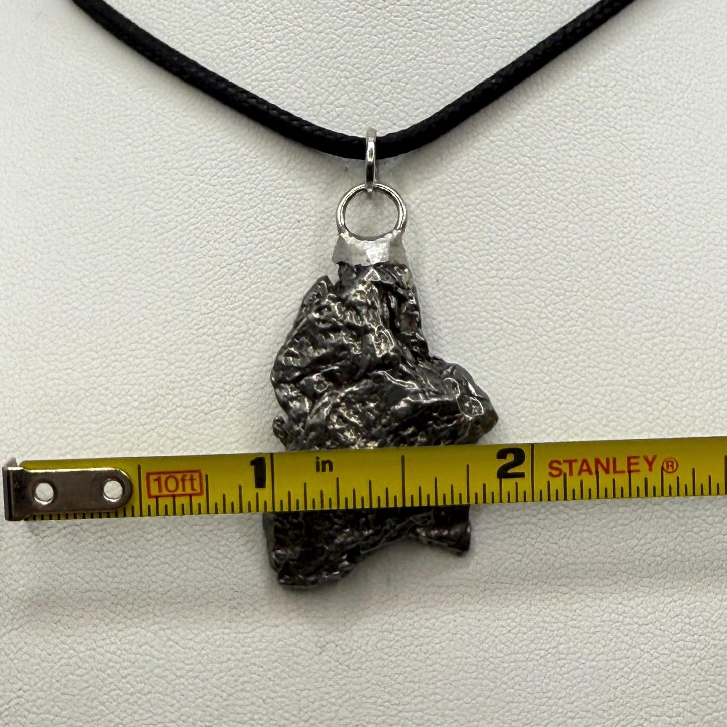 Beautiful Meteorite Campo del Cielo Pendant, 15.67 Grams, Astronomy Gift, Authentic Meteorite, Meteorite Jewelry, Meteorite Pendant, COA