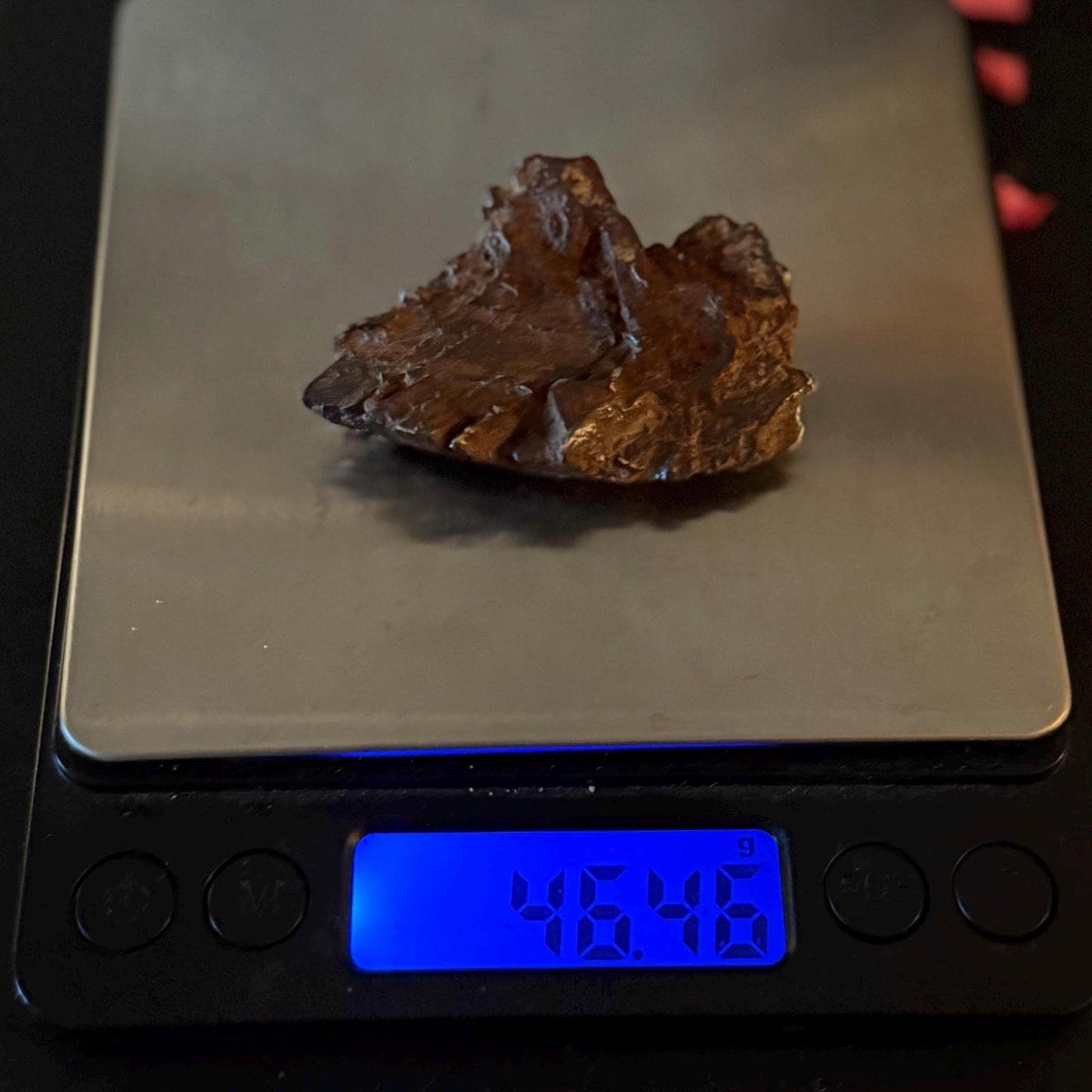 Gibeon Meteorite, Namibia, Iron IVA, 46.46 grams, Extremely Rare Meteorite, Iron Meteorite, Astronomy Gift, Space Gift, African Meteorite