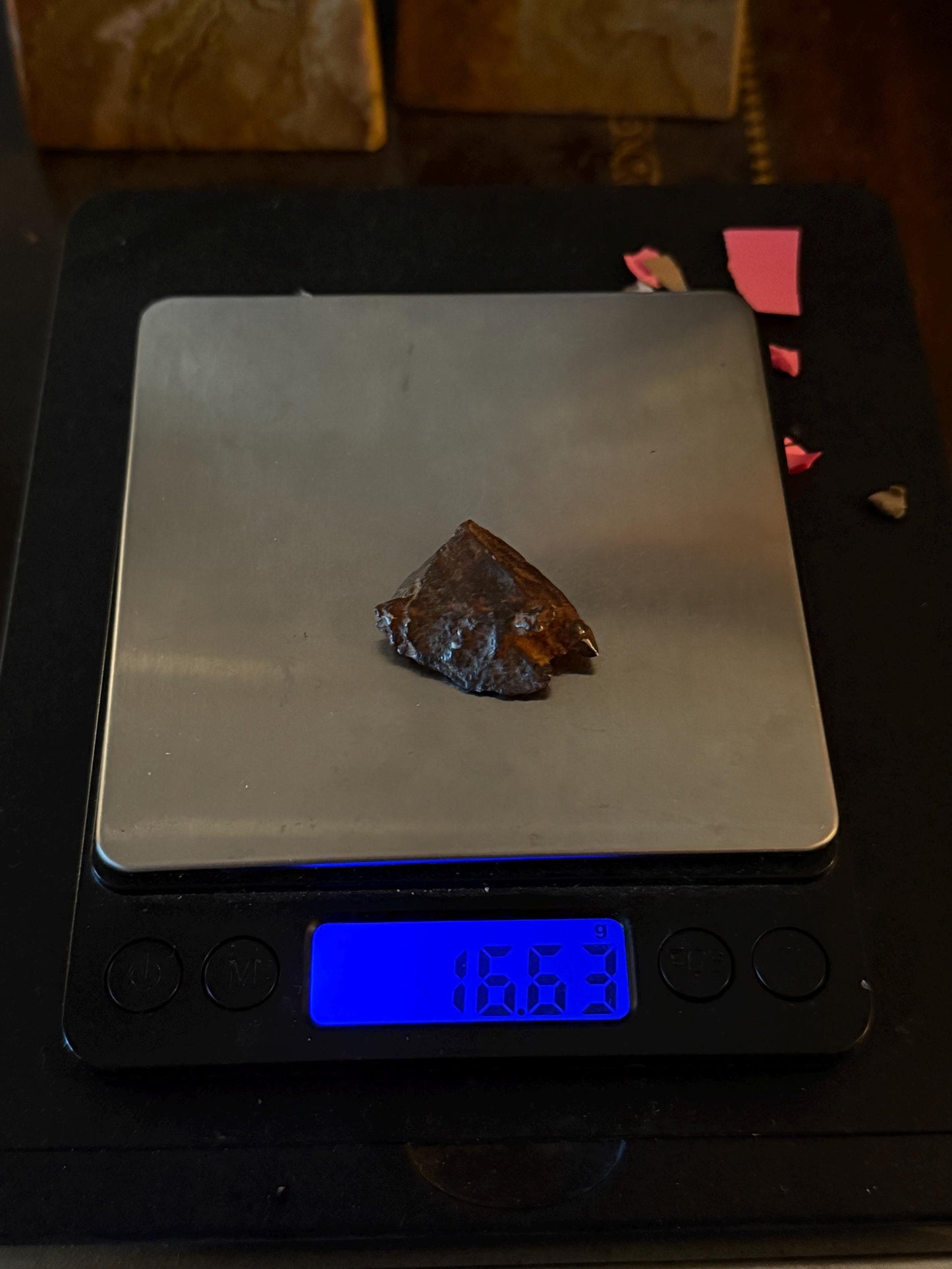Gibeon Meteorite, Namibia, Iron IVA, 16.63 grams, Rare Meteorite, Iron Meteorite, Astronomy Gift, Space Gift, African Meteorite