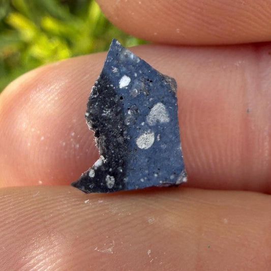 NWA 17679 Lunar Meteorite Slice, Rare Feldspathic Breccia Lunar, Mauritania, Africa, Moon Rock, Astronomy Gift, 0.34 grams