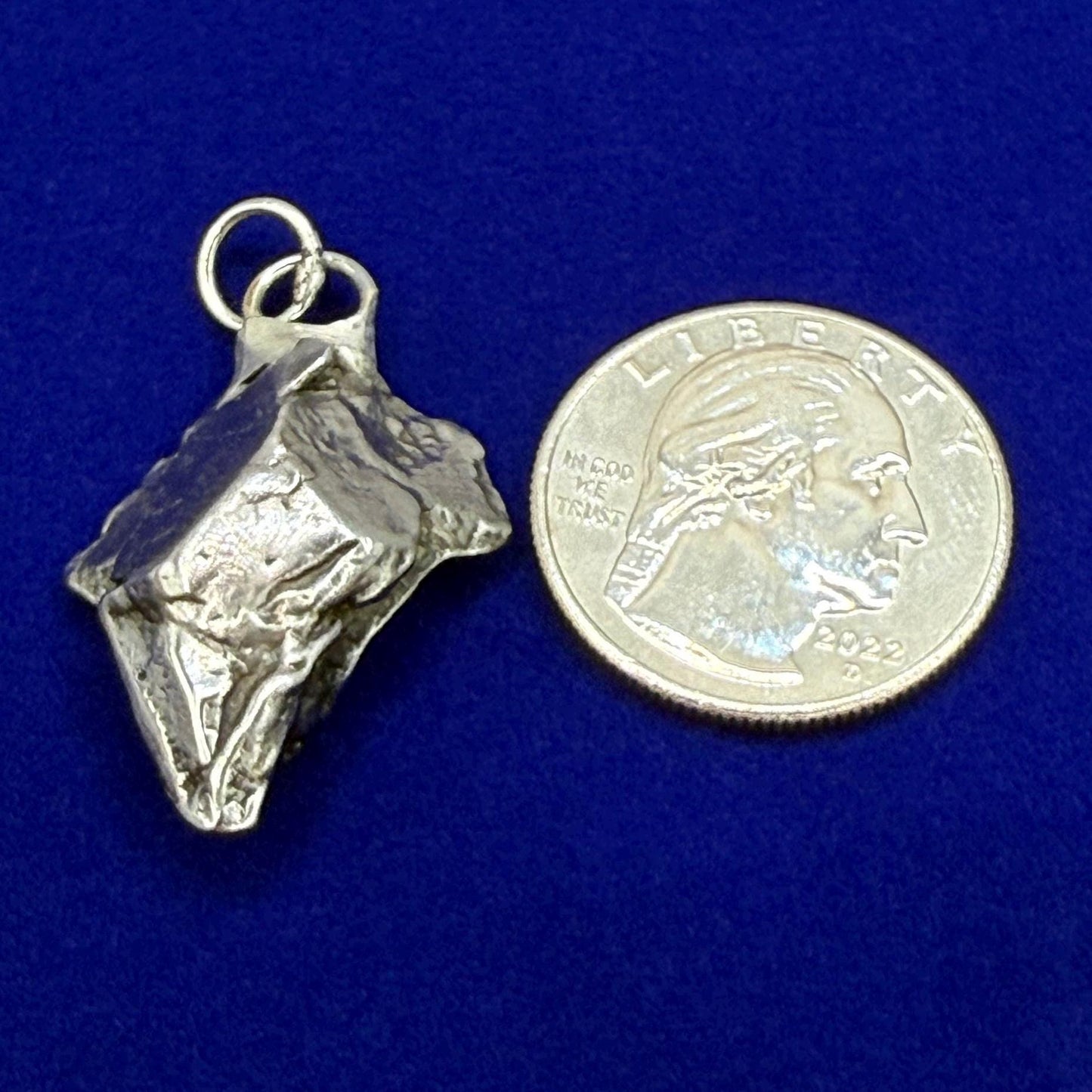 Beautiful Aletai Meteorite Pendant, 12.62 grams, Astronomy Gift, Authentic Meteorite, Meteorite Jewelry, Meteorite Pendant, COA, Space Gift