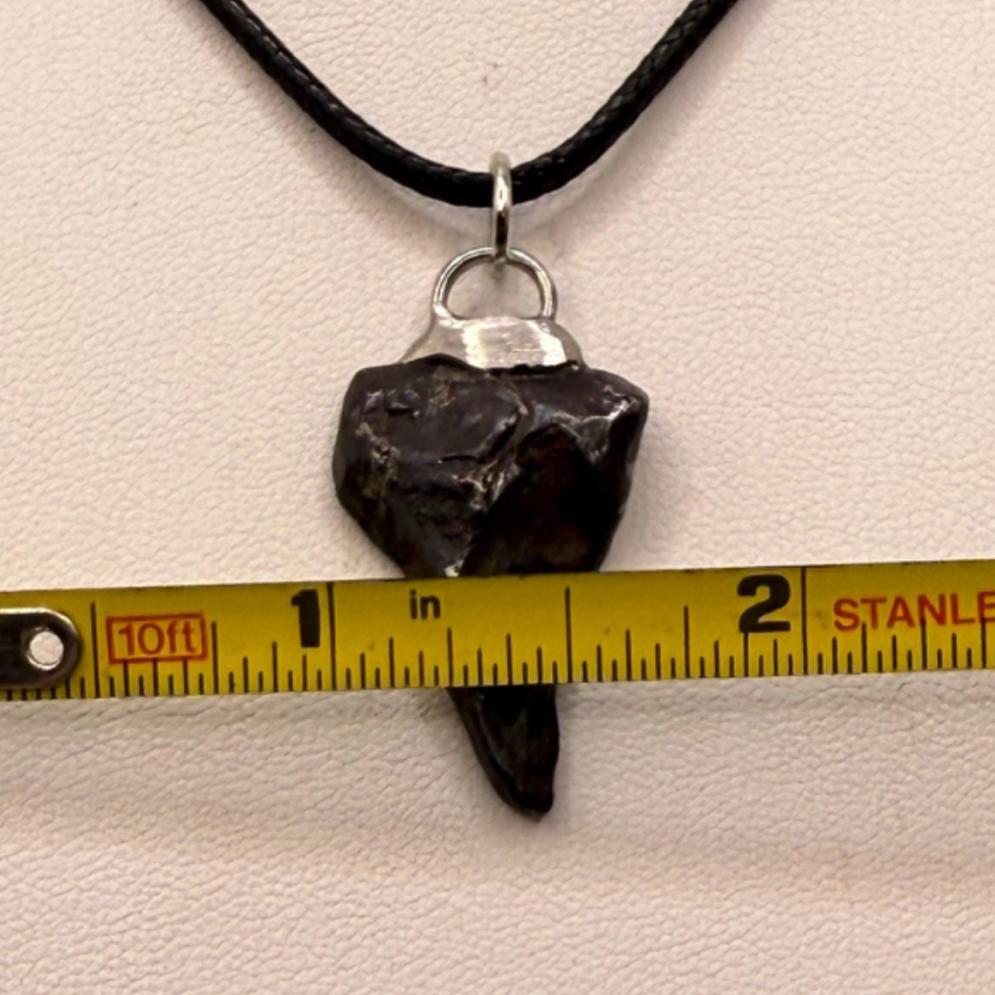 Agoudal Meteorite Pendant, Agoudal, Astronomy Gift, Space Gift, Iron Meteorite, Handmade Pendant, Authentic Iron Meteorite, 6.18 Grams