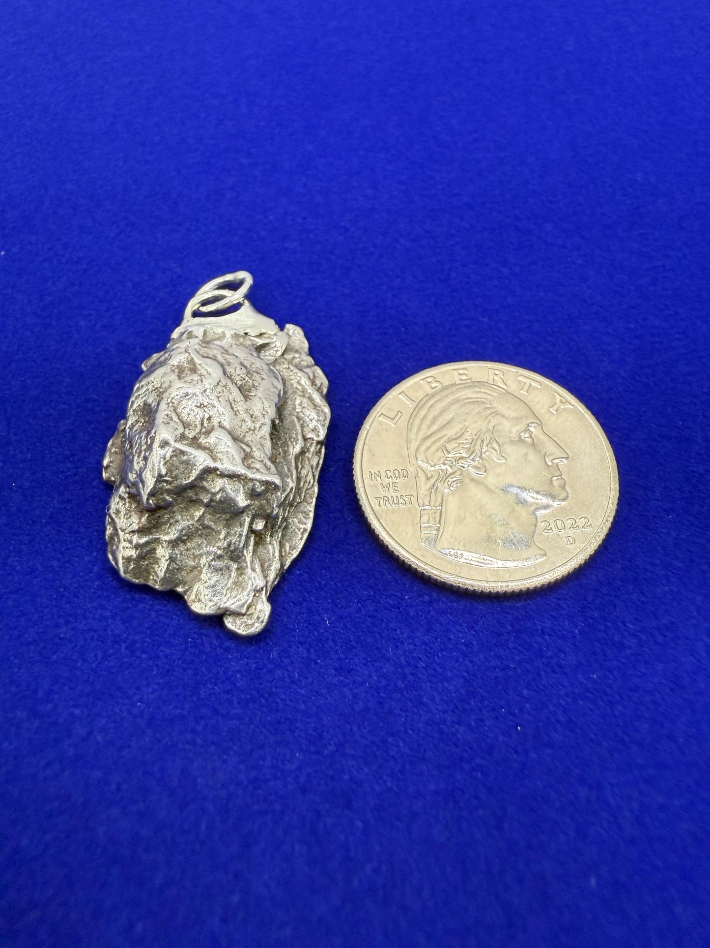 Beautiful Meteorite Campo del Cielo Pendant 16.45 Grams, Astronomy Gift, Authentic Meteorite, Meteorite Jewelry, Meteorite Pendant, COA
