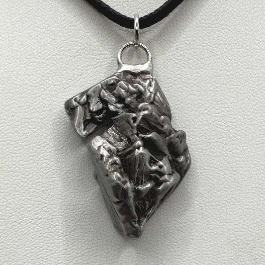 Beautiful Aletai Meteorite Pendant, 19.82 grams, Astronomy Gift, Authentic Meteorite, Meteorite Jewelry, Meteorite Pendant, COA, Space Gift