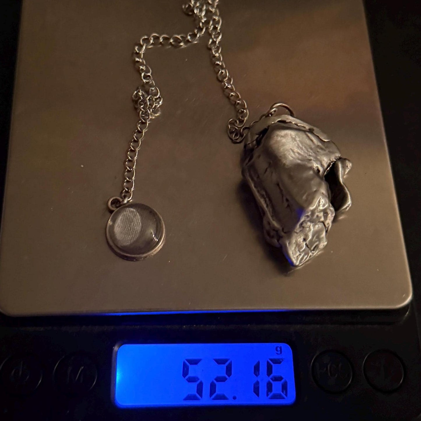 Beautiful Aletai Meteorite Pendulum, 52.16 grams, Astronomy Gift, Meditation Tool, Authentic Meteorite, Pendulum, Meteorite Pendant