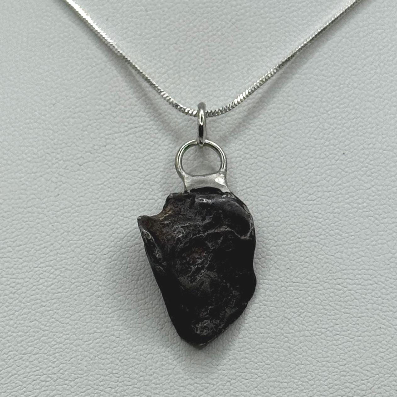 Rare Canyon Diablo Meteorite Pendant 4.97 grams, Beautiful and unique meteorite formation, Astronomy Gift, Space Gift, Iron Meteorite