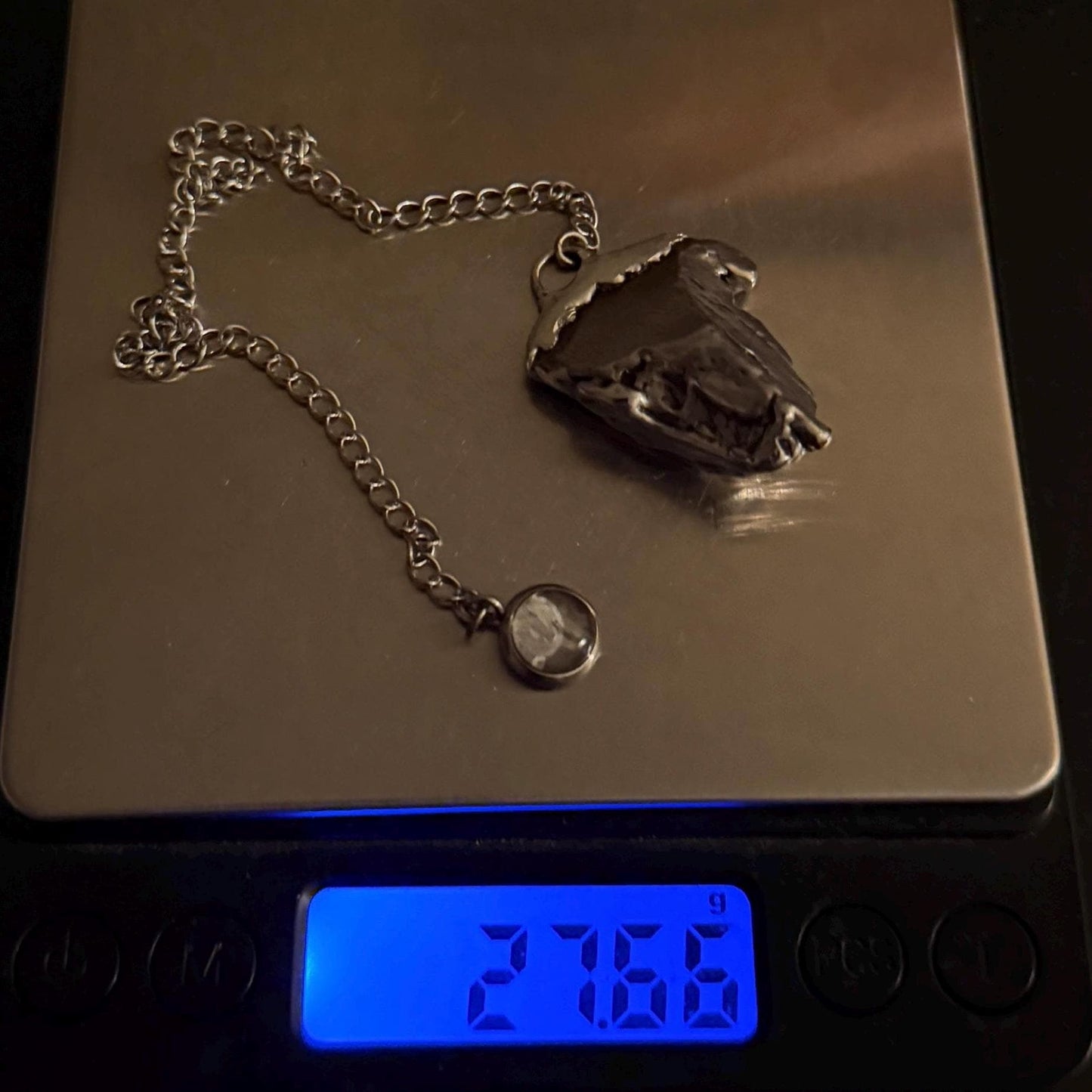 Beautiful Aletai Meteorite Pendulum, 27.66 grams, Astronomy Gift, Meditation Tool, Authentic Meteorite, Pendulum, Meteorite Pendant