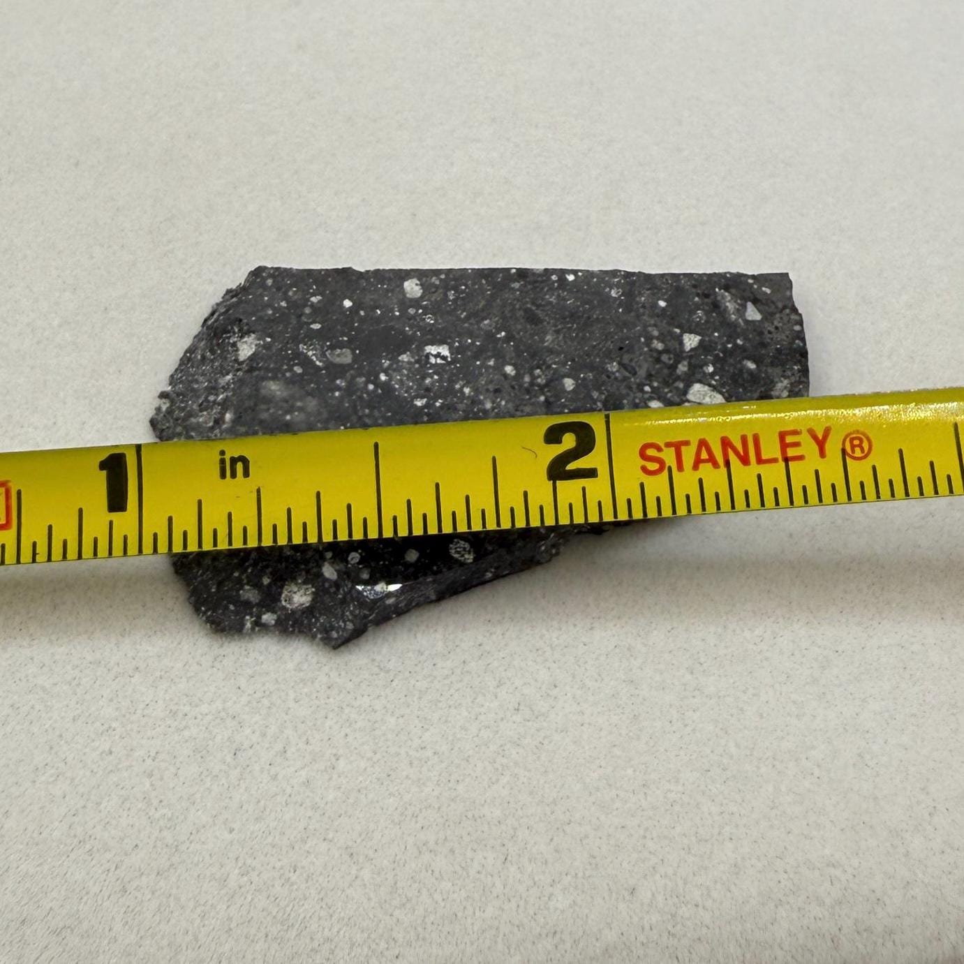 NWA 17679 Lunar Meteorite Slice, Rare Feldspathic Breccia Lunar, Mauritania, Africa, Moon Rock, Astronomy Gift, 4.30 grams