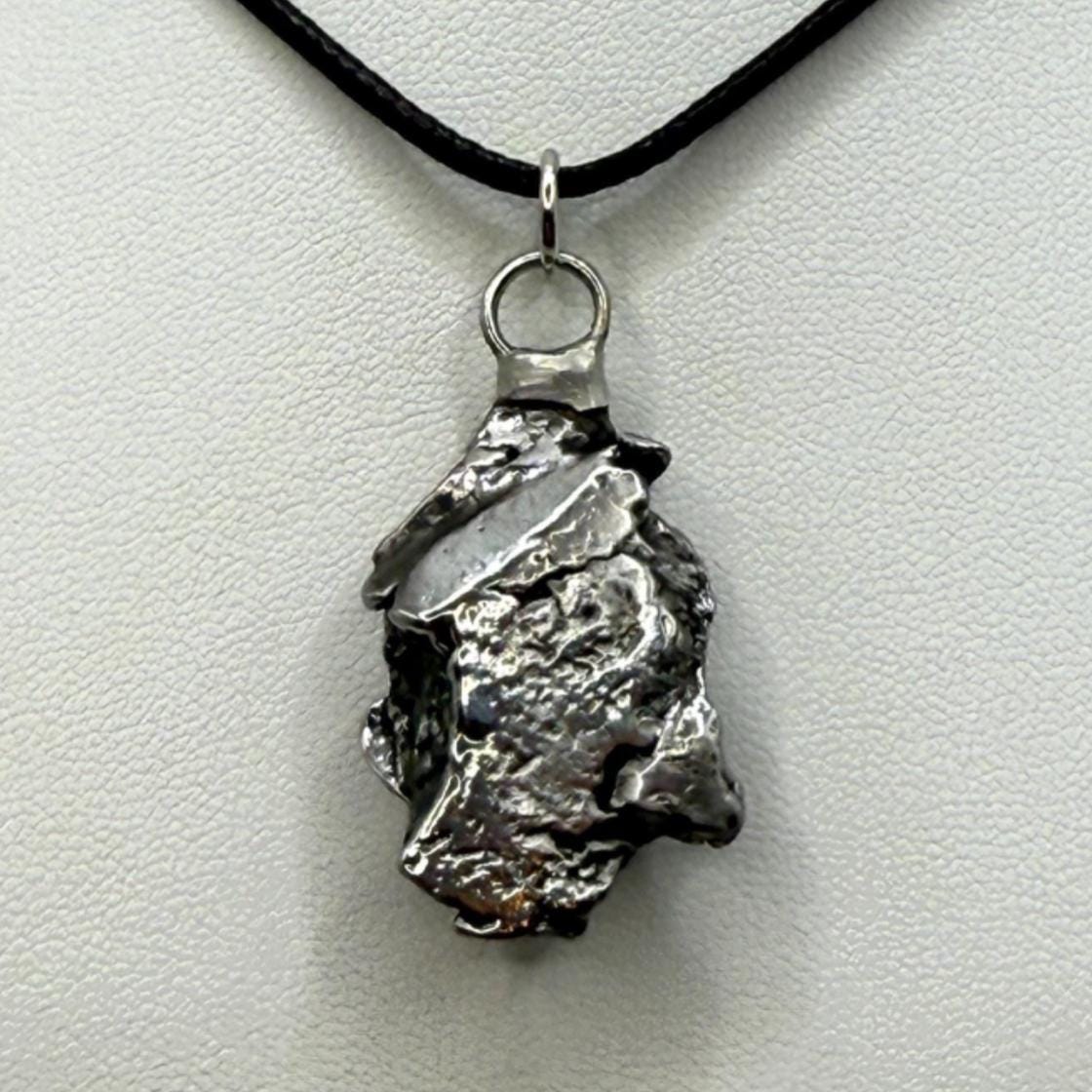 Beautiful Aletai Meteorite Pendant, 15.07 grams, Astronomy Gift, Authentic Meteorite, Meteorite Jewelry, Meteorite Pendant, COA, Space Gift