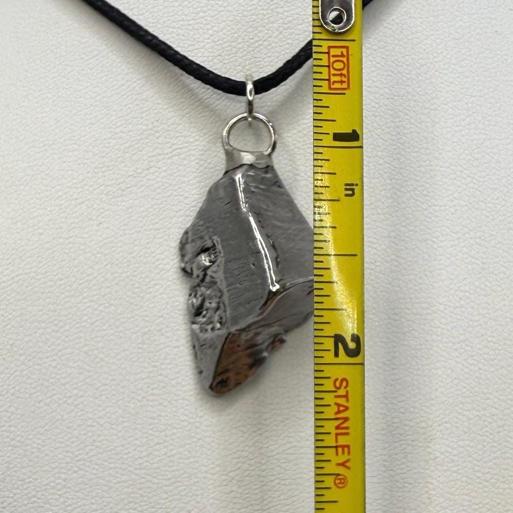 Aletai Meteorite Pendant: Authentic Space Jewelry, Cosmic Jewelry, 19.21g