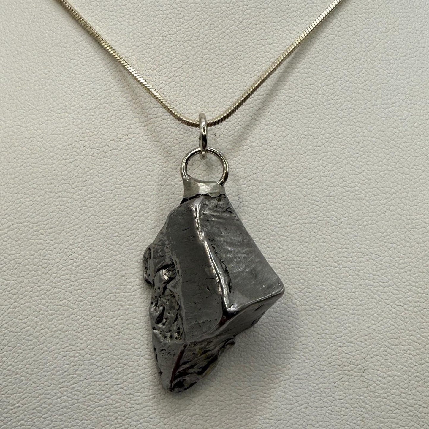 Aletai Meteorite Pendant: Authentic Space Jewelry, Cosmic Jewelry, 19.21g