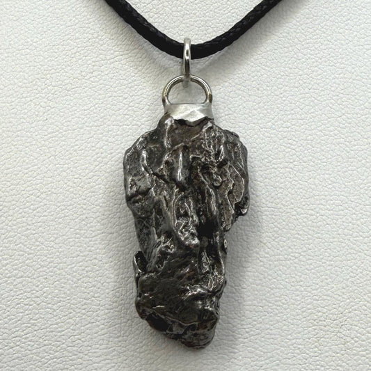 Beautiful Meteorite Campo del Cielo Pendant 14.13 Grams, Astronomy Gift, Authentic Meteorite, Meteorite Jewelry, Meteorite Pendant, COA