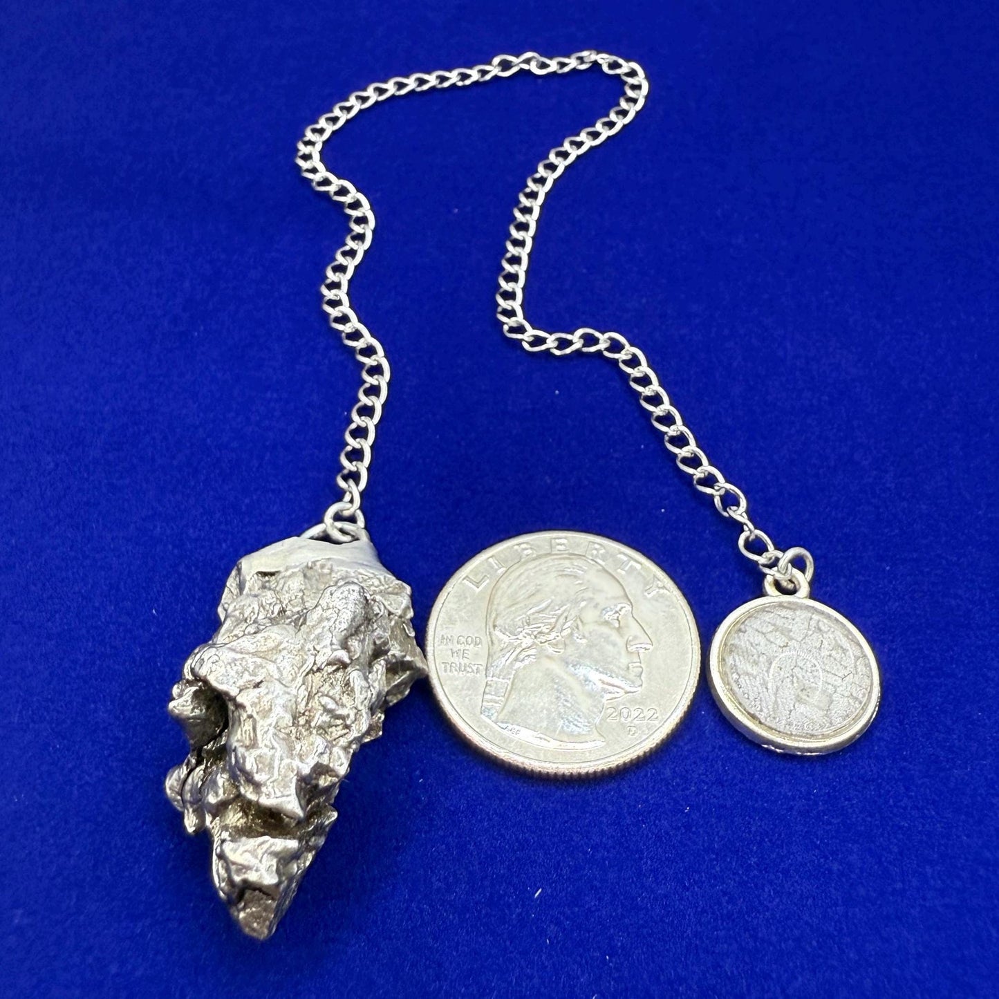 Campo del Cielo Meteorite Pendulum, 27.91 grams, Astronomy Gift, Meditation Tool, Authentic Meteorite, Dowsing Tool, Pendulum, Energy Work