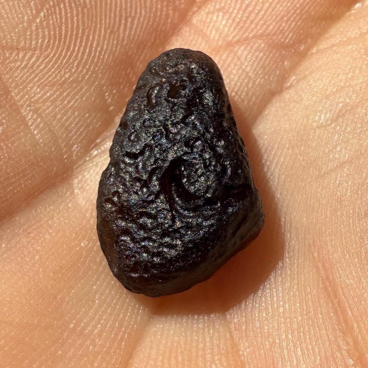Saffordite Stone, Cintamani, Rare and Beautiful, Shamanic, Arizona, Pseudotektite, Obsidian, Metaphysical, 1.67 grams
