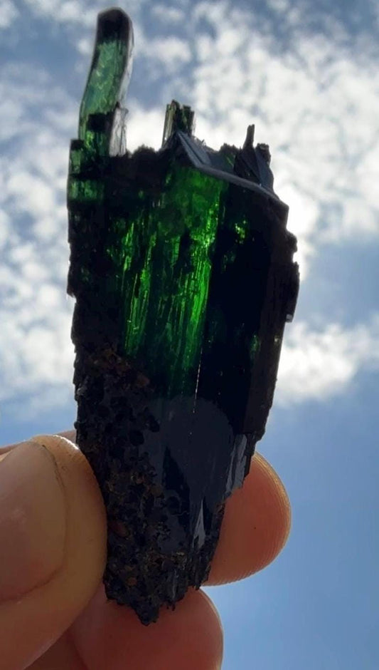 Rare Vivianite Crystal, Vivianite, Vivianite, Brazilian Vivianite, Reiki Energy, Crystal Collection, Reiki, 21.10 grams|105.5 carats