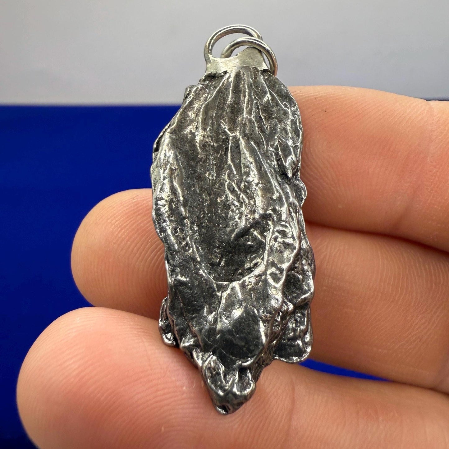 Beautiful Meteorite Campo del Cielo Pendant 13.65 Grams, Astronomy Gift, Authentic Meteorite, Meteorite Jewelry, Meteorite Pendant, COA