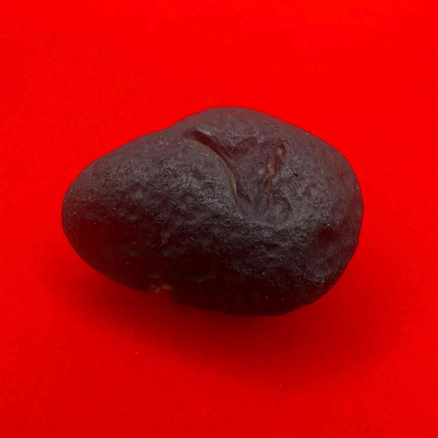 Saffordite Specimen, Cintamani, Rare and Beautiful,  Triangle on Surface, Shamanic, Arizona, Pseudotektite, Obsidian, Metaphysical, 4.68g