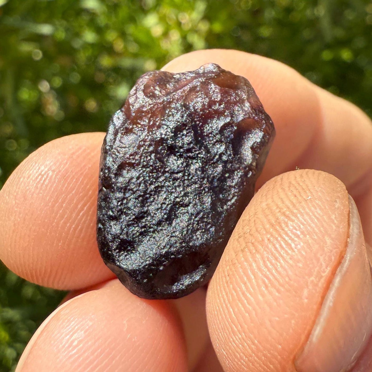Saffordite Specimen, Cintamani, Rare and Beautiful,  Triangle on Surface, Shamanic, Arizona, Pseudotektite, Obsidian, Metaphysical, 3.69g