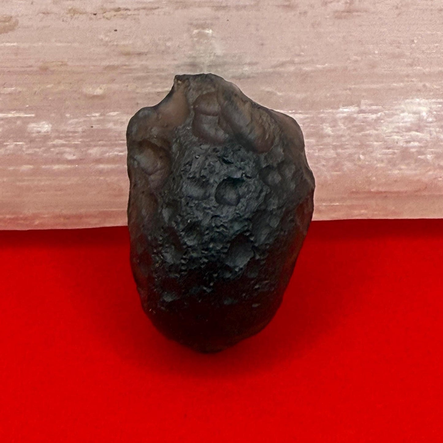 Saffordite Specimen, Cintamani, Rare and Beautiful,  Triangle on Surface, Shamanic, Arizona, Pseudotektite, Obsidian, Metaphysical, 3.69g