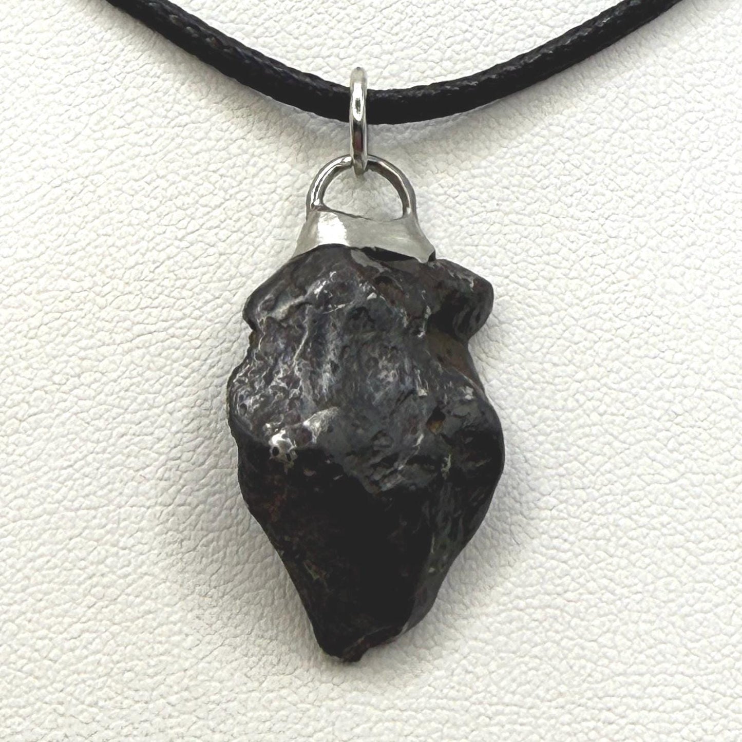 Canyon Diablo Meteorite Pendant 8.48 grams, Arizona Meteorite, Authentic Meteorite, Astronomy Gift, Space Gift, Iron Meteorite
