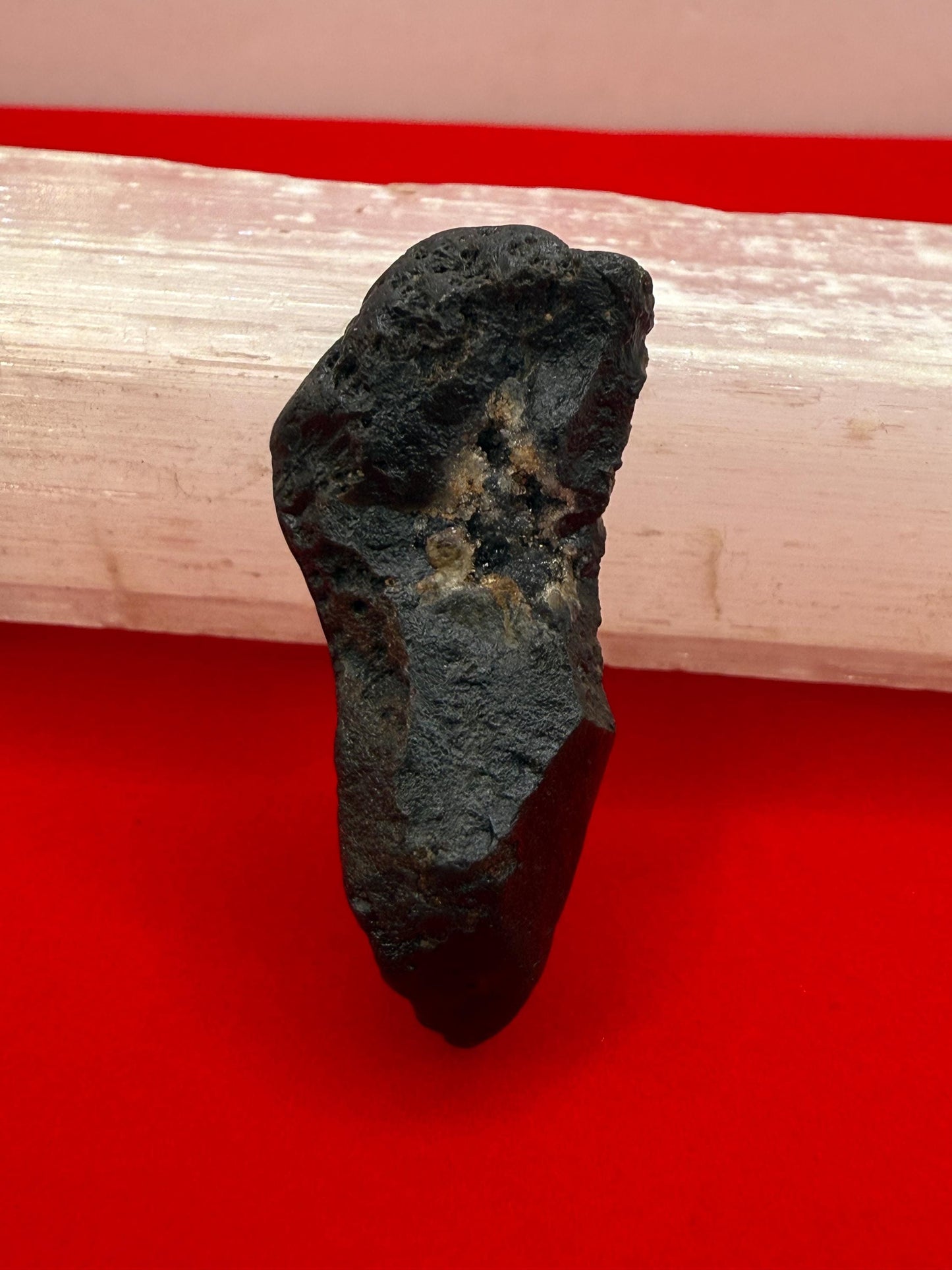 Saffordite Stone, Cintamani, Rare and Beautiful, Natural Crystal Pocket, Shamanic, Arizona, Pseudotektite, Obsidian, 9.39 grams