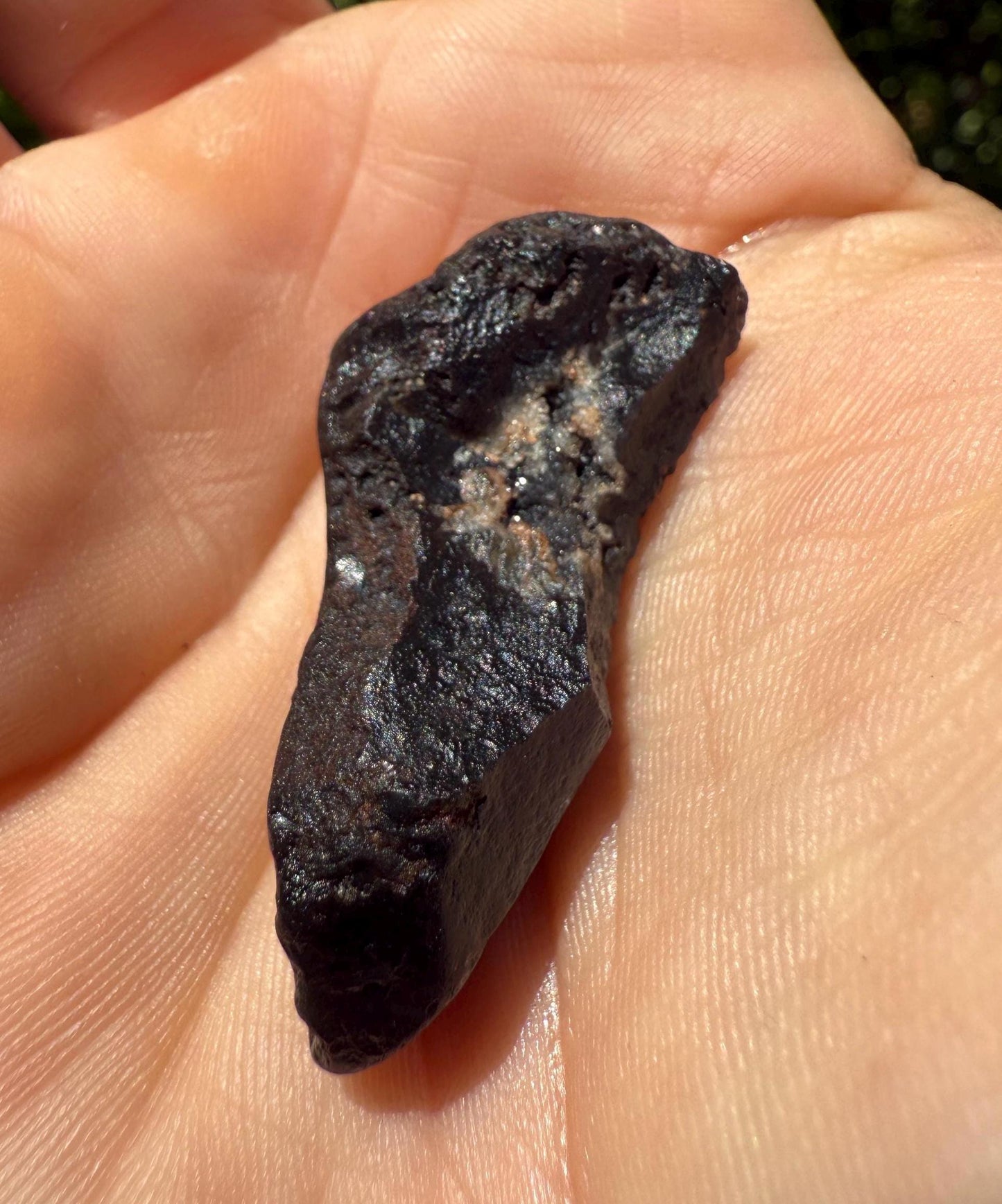 Saffordite Stone, Cintamani, Rare and Beautiful, Natural Crystal Pocket, Shamanic, Arizona, Pseudotektite, Obsidian, 9.39 grams