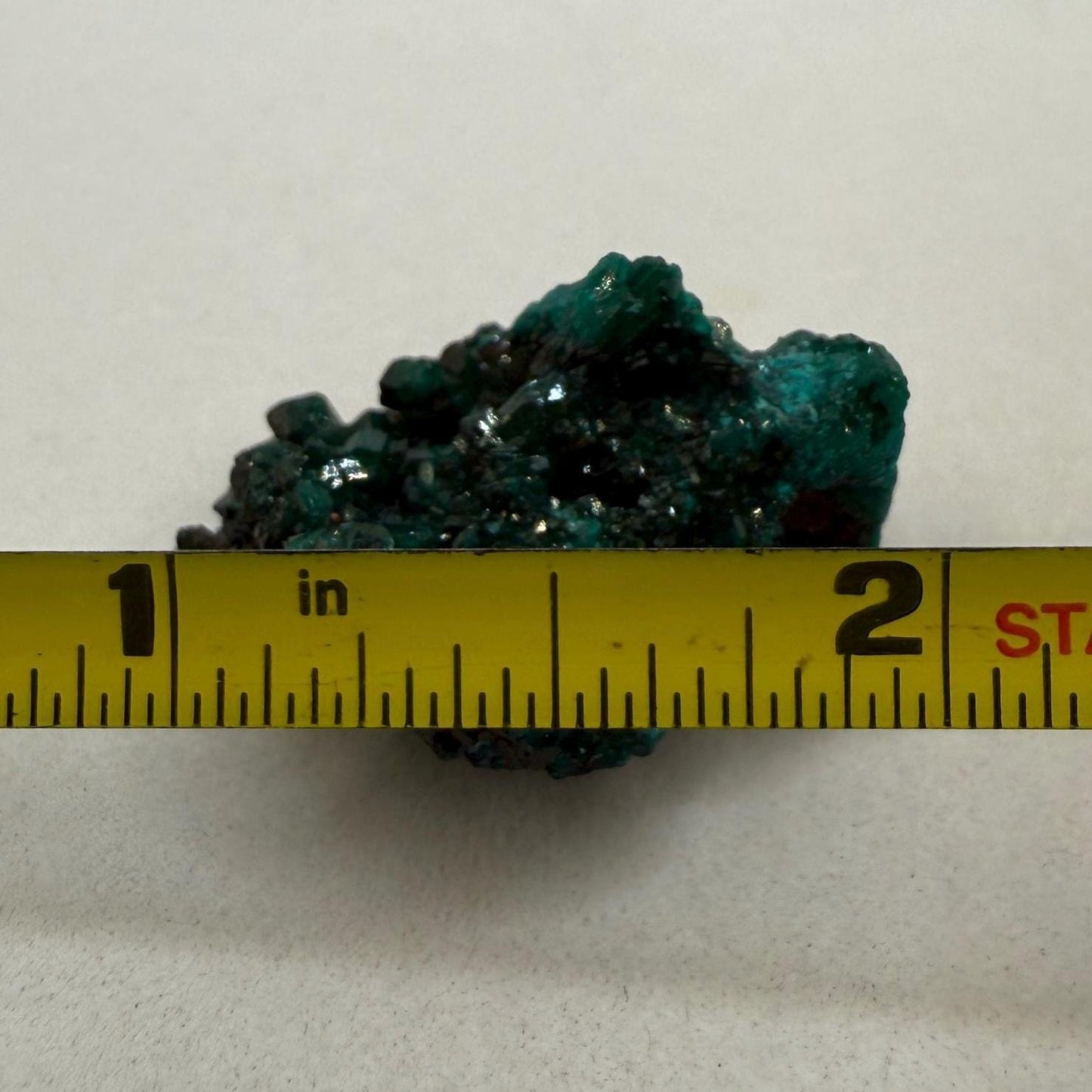 Dioptase Crystal Cluster: Congo Emerald Green Gemstone, Reiki Healing, 5.96g