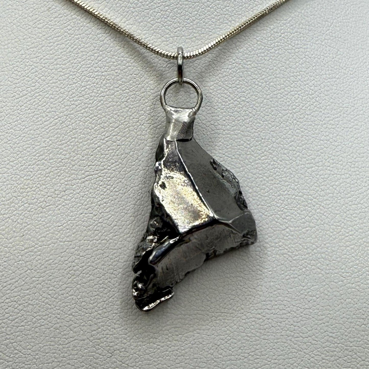 Beautiful Aletai Meteorite Pendant, 12.82 grams, Astronomy Gift, Authentic Meteorite, Meteorite Jewelry, Meteorite Pendant, COA, Space Gift