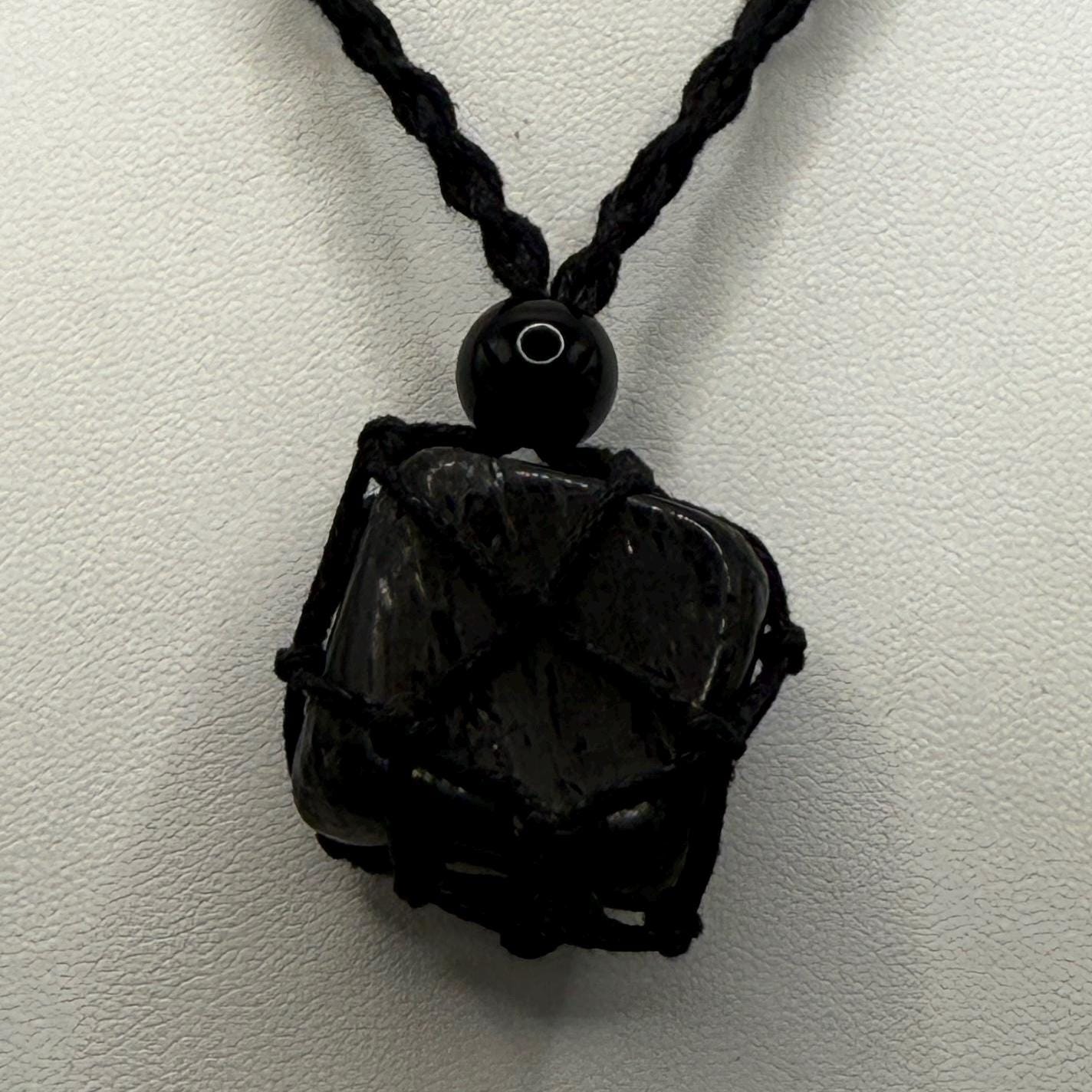 Nuummite Stone, Natural Nuummite, Greenland, Reiki, Rock Collection, Manifesting, Grounding, Energy Work, Reiki Creativity, 23.09 grams