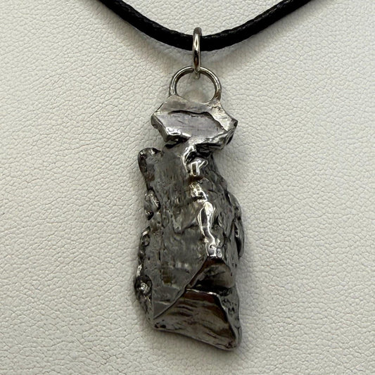 Beautiful Aletai Meteorite Pendant, 12.79 grams, Astronomy Gift, Authentic Meteorite, Meteorite Jewelry, Meteorite Pendant, COA, Space Gift