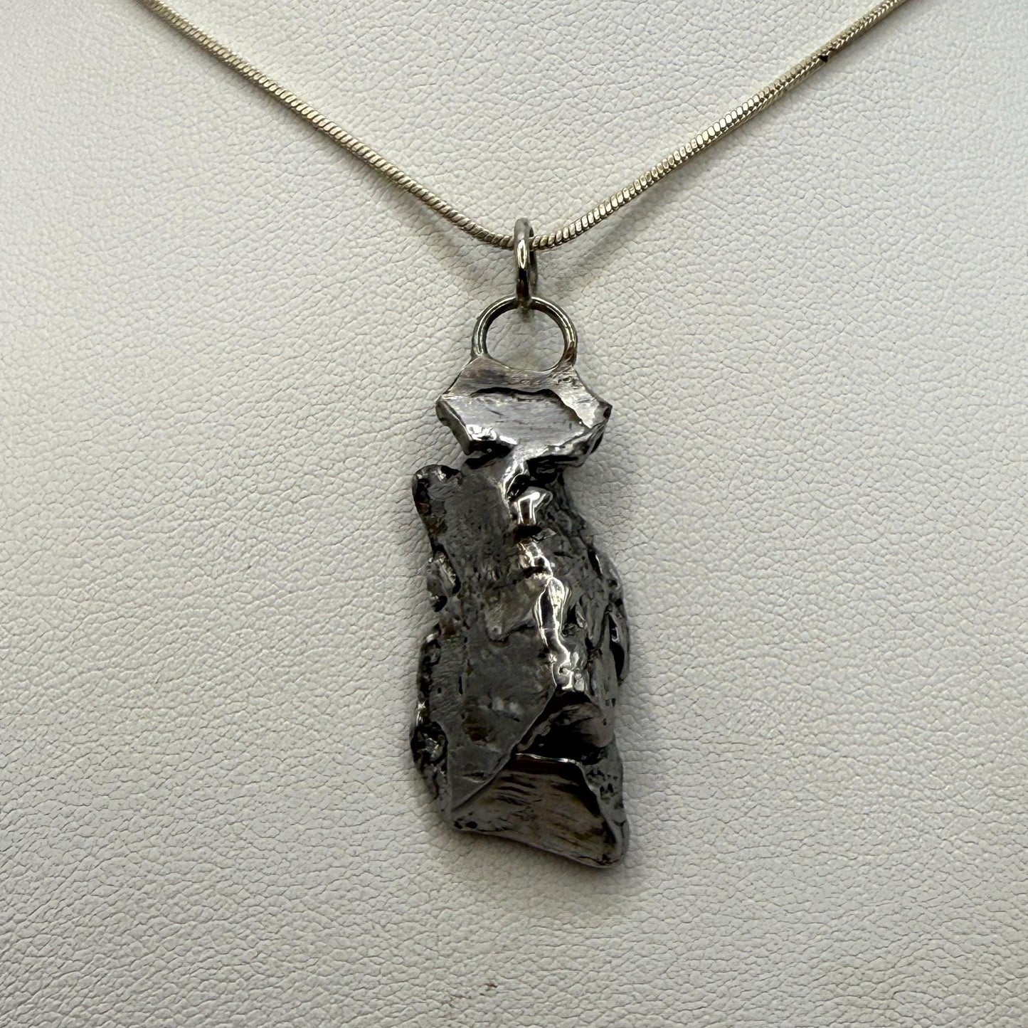 Beautiful Aletai Meteorite Pendant, 12.79 grams, Astronomy Gift, Authentic Meteorite, Meteorite Jewelry, Meteorite Pendant, COA, Space Gift